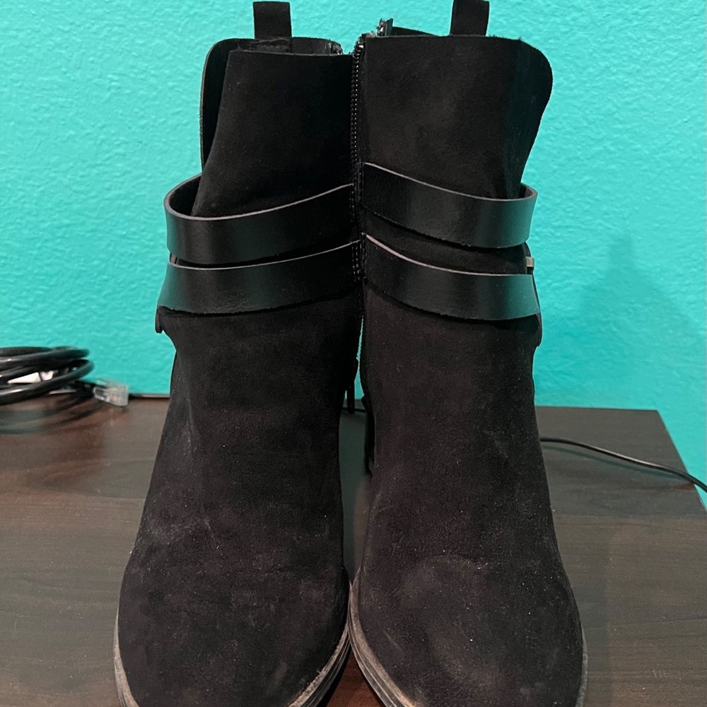 Suede booties